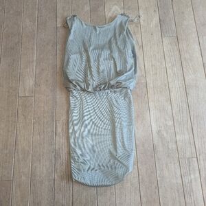NWT Women's River Island Army Green Sleeveless Party Dress Size UK 6